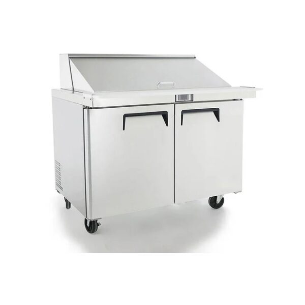 Mostrador refrigerado con ruedas para cocina profesional