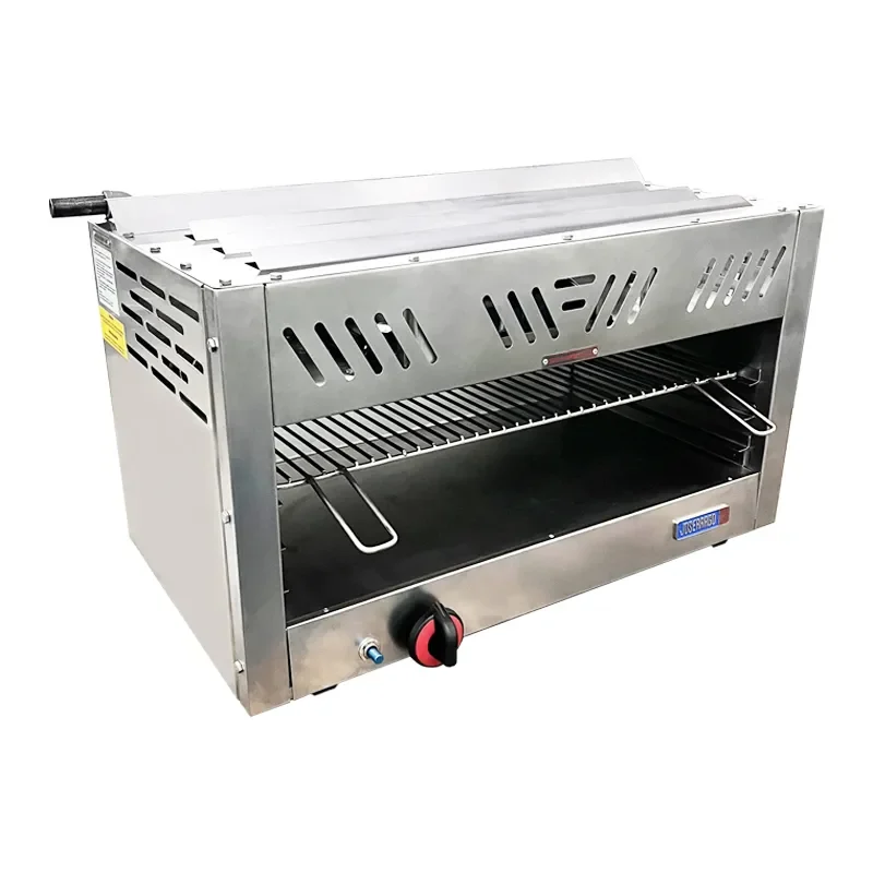 Horno asador industrial de acero inoxidable