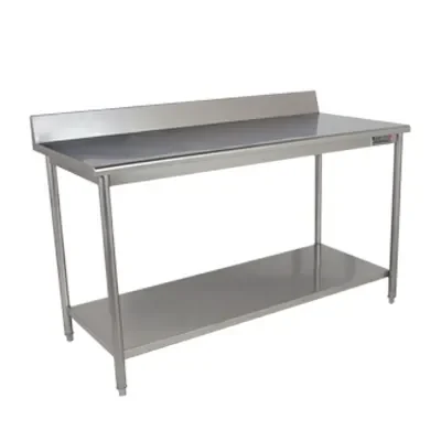 Mesa de acero inoxidable para cocina profesional