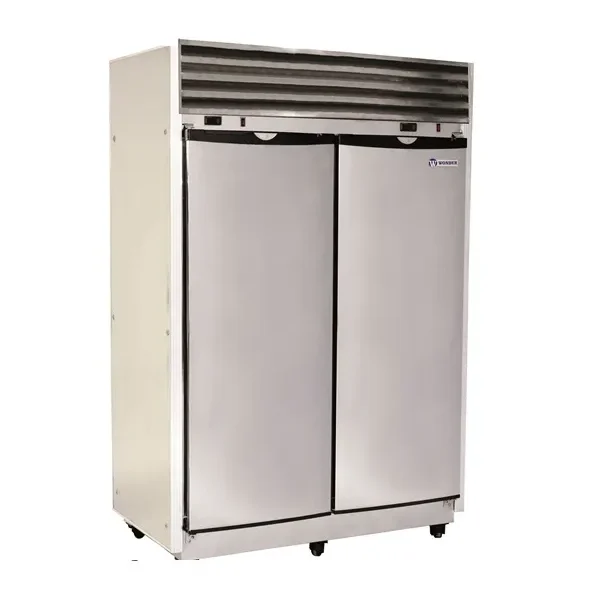 Refrigerador industrial acero inoxidable, dos puertas.