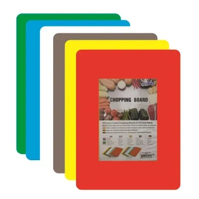 Tablas de picar de colores, set de cocina.