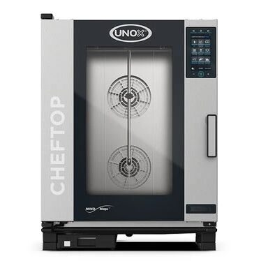Horno industrial Unox ChefTop acero inoxidable.
