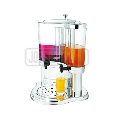 Dispensador de bebidas con jugos de colores