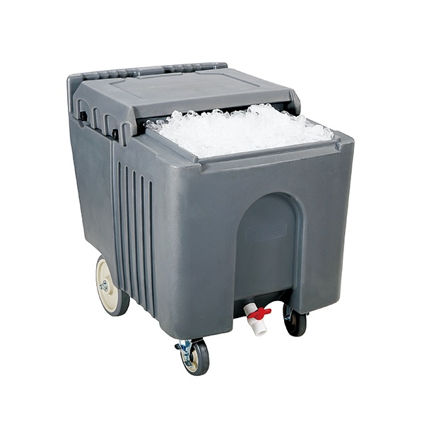 Carro termo para hielo M-JW SLI Cubo de hielo sobre ruedas gris