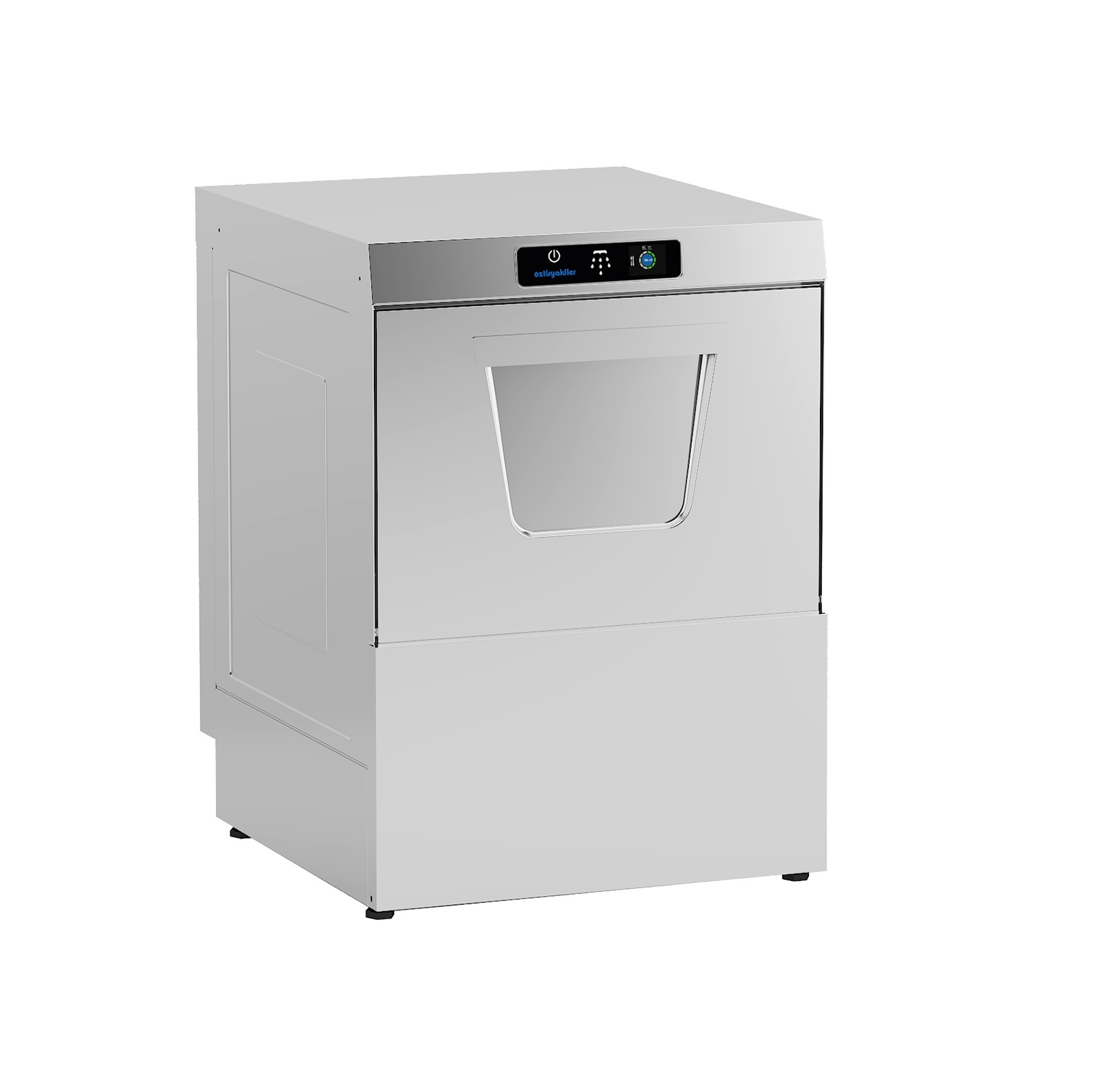 Lavavajillas industrial de acero inoxidable moderno